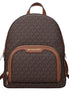 Michael Kors Brown Fabric Backpack