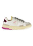 Blauer White Polyurethane Women Sneaker