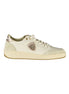 Blauer White Leather Women Sneaker