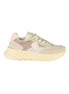 Blauer Beige Polyurethane Women Sneaker