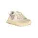 Blauer Beige Polyurethane Women Sneaker