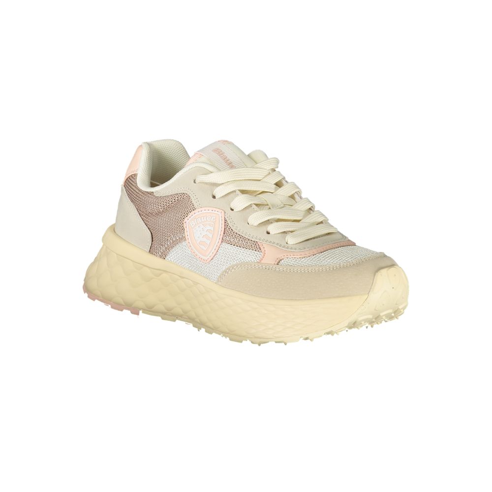Γυναικείο αθλητικό παπούτσι Blauer Beige από πολυουρεθάνη