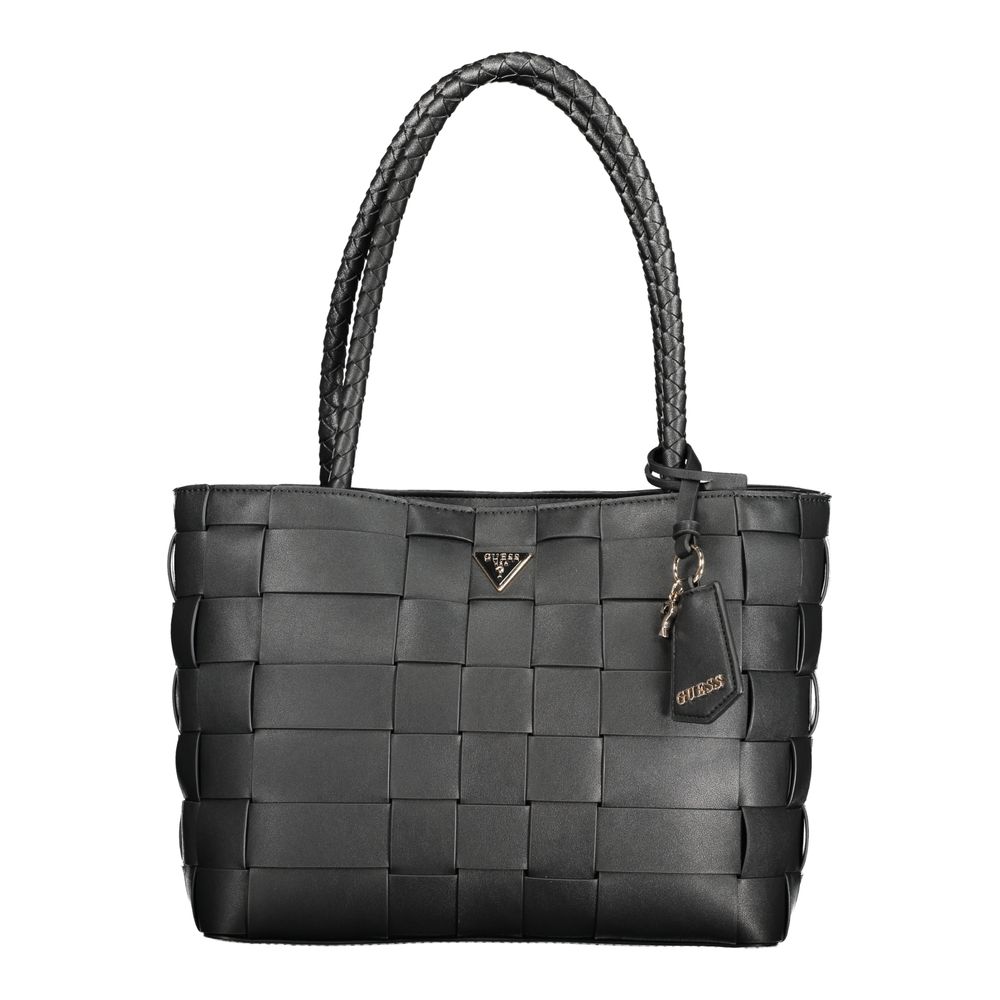 Γυναικεία Τσάντα Guess Jeans Nero Πολυουρεθάνη