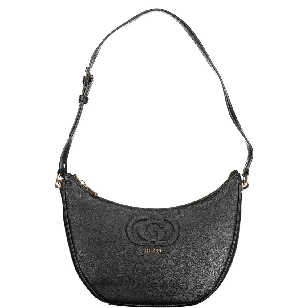 Γυναικεία Τσάντα Guess Jeans Nero Πολυουρεθάνη