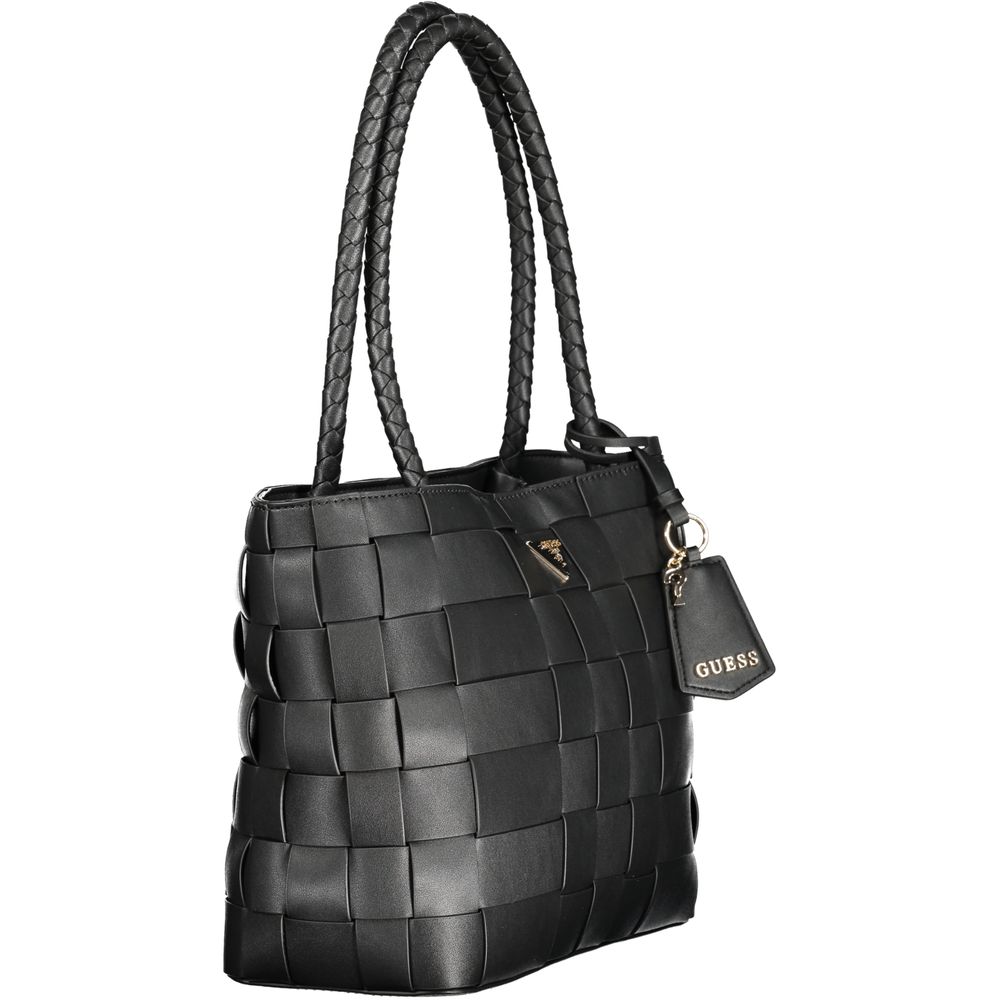 Γυναικεία Τσάντα Guess Jeans Nero Πολυουρεθάνη