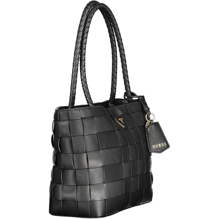 Γυναικεία Τσάντα Guess Jeans Nero Πολυουρεθάνη