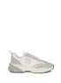 Tory Burch White Calf Leather Bos Taurus Athletic Sneakers