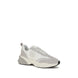 Tory Burch White Calf Leather Bos Taurus Athletic Sneakers