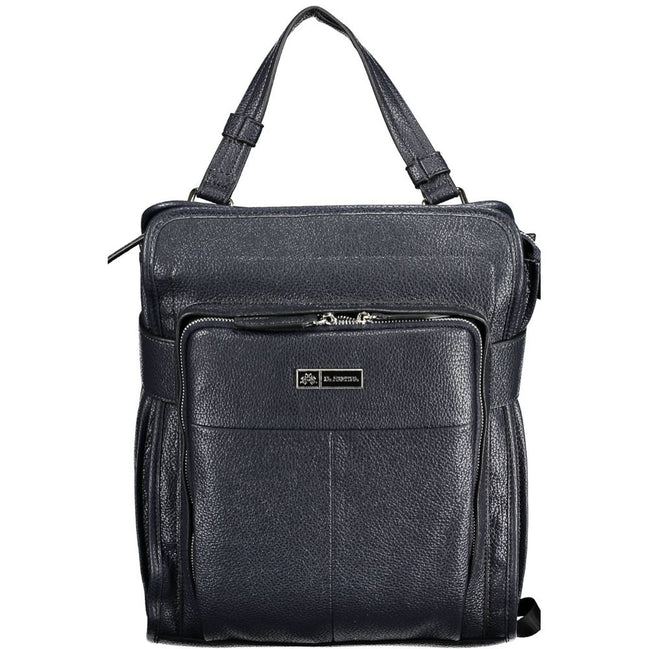 La Martina Blue Polyurethane Women Backpack