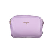 Patrizia Pepe Violet Faux-Leather Shoulder Bag