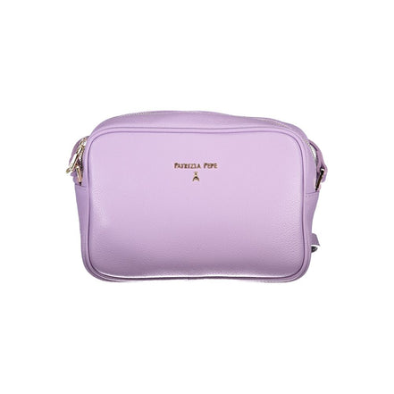 Patrizia Pepe Violet Faux-Leather Shoulder Bag