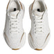 Dolce & Gabbana White Gold Daymaster Low Top Sneakers Shoes