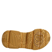 Dolce & Gabbana White Gold Daymaster Low Top Sneakers Shoes