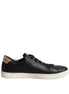 Dolce & Gabbana Μαύρα Δερμάτινα Αθλητικά Παπούτσια Sneakers Ιερή Καρδιά