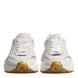 Dolce & Gabbana White Gold Daymaster Low Top Sneakers Shoes