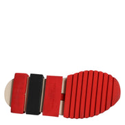 Dolce & Gabbana Red Sorrento Slip On Low Top Sneakers Shoes