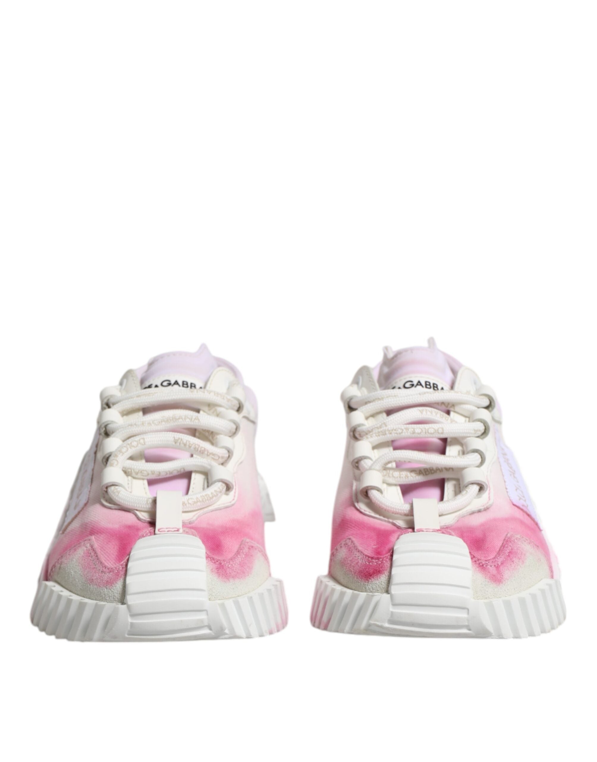 Dolce & Gabbana Λευκά NS1 Low Top Αθλητικά Παπούτσια με Κορδόνια