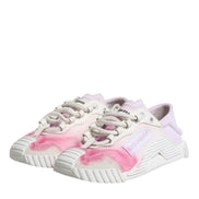 Dolce & Gabbana White NS1 Lace Up Low Top Sneakers Shoes