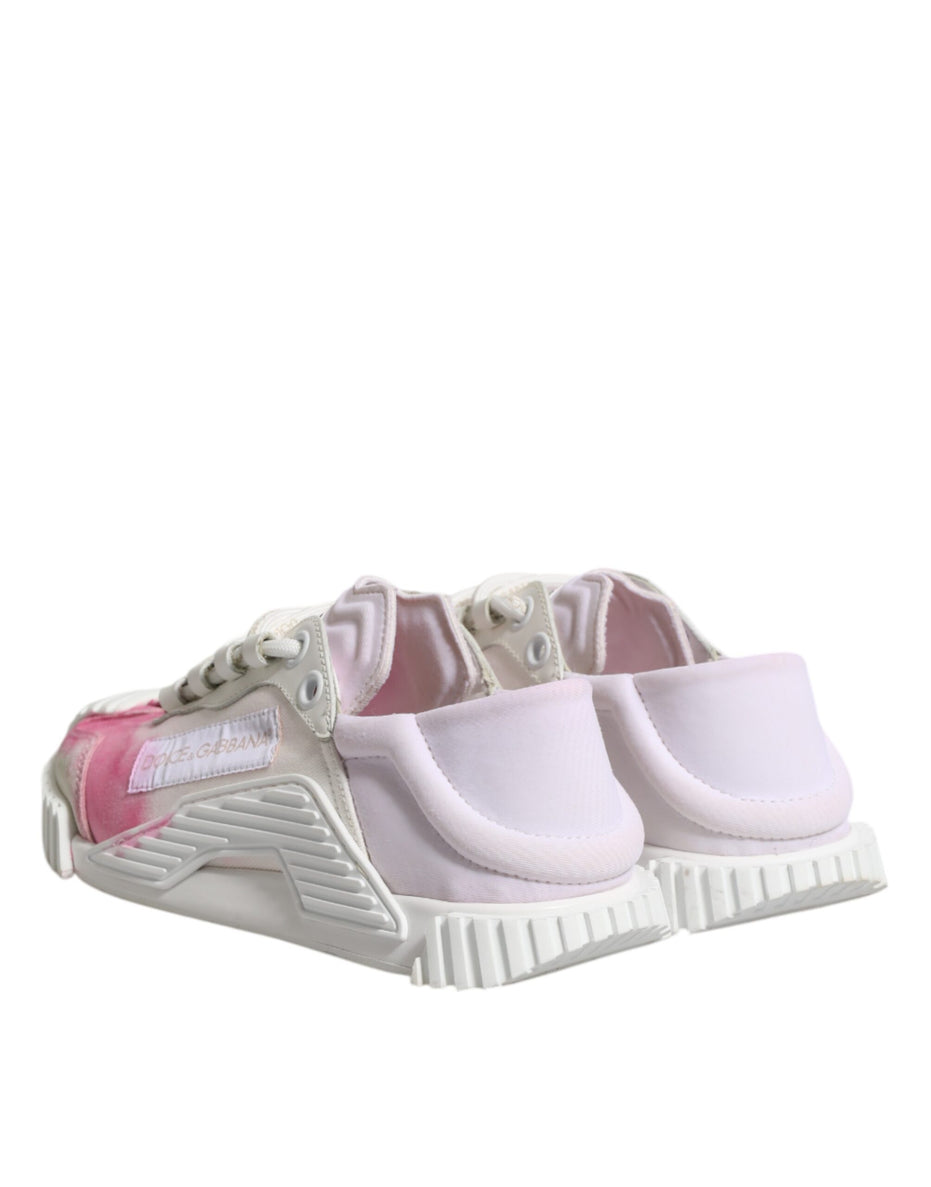 Dolce & Gabbana Λευκά NS1 Low Top Αθλητικά Παπούτσια με Κορδόνια