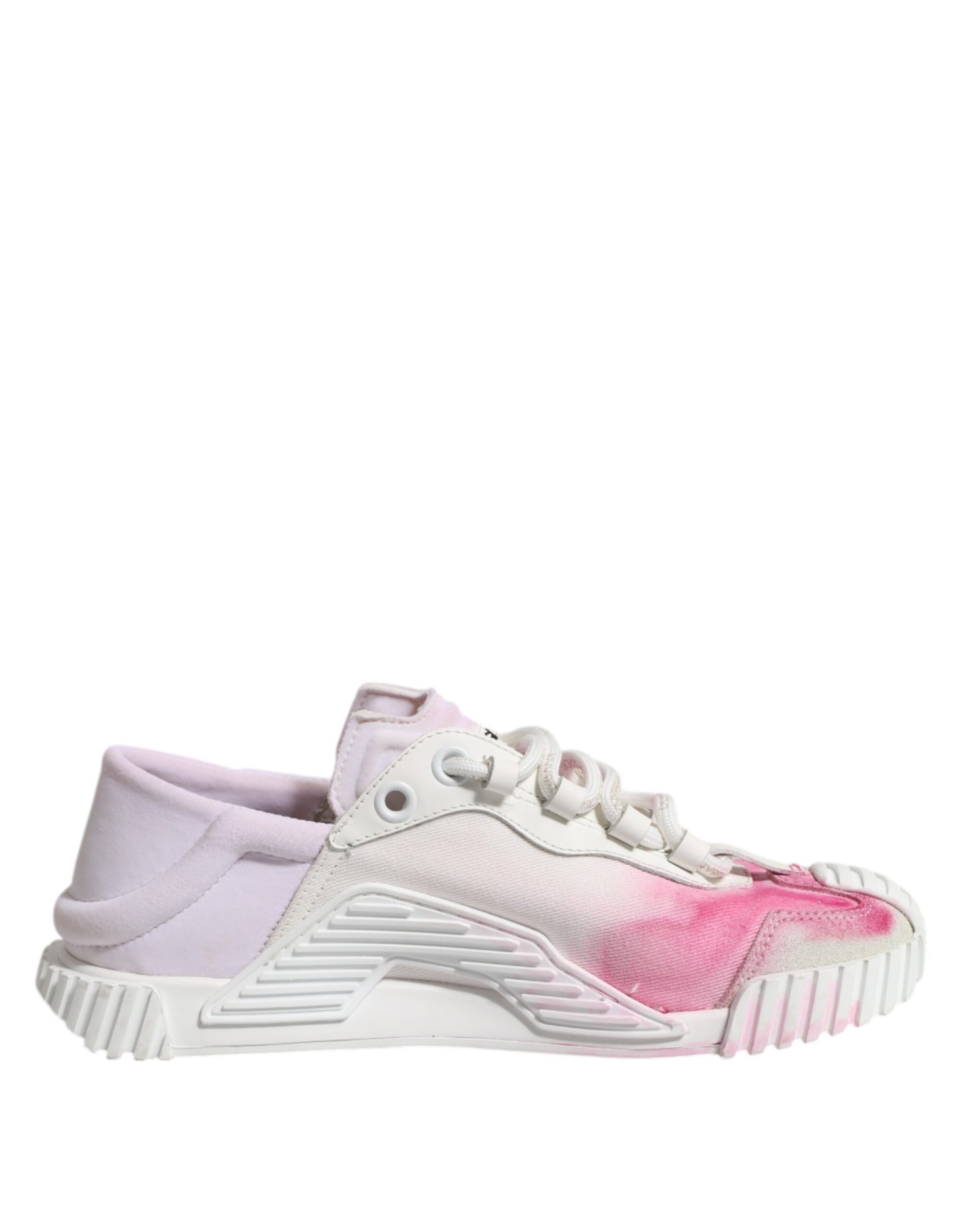 Dolce & Gabbana White NS1 Lace Up Low Top Sneakers Shoes