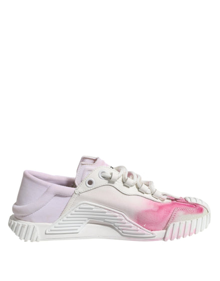 Dolce & Gabbana Λευκά NS1 Low Top Αθλητικά Παπούτσια με Κορδόνια