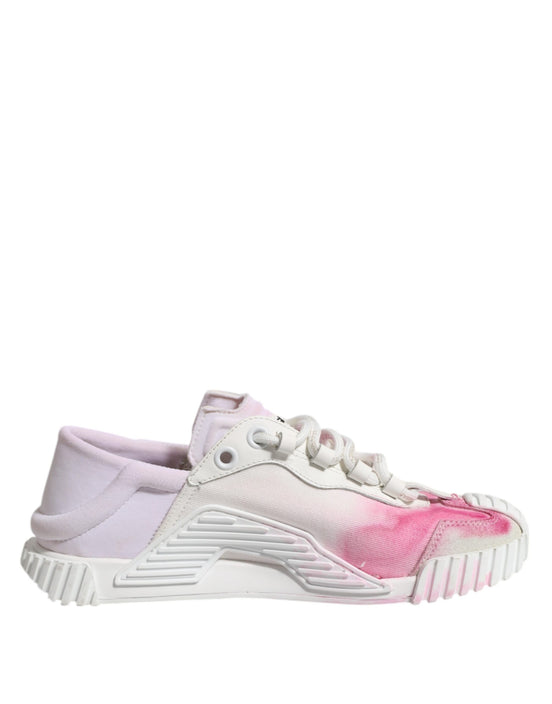 Dolce & Gabbana White NS1 Lace Up Low Top Sneakers Shoes