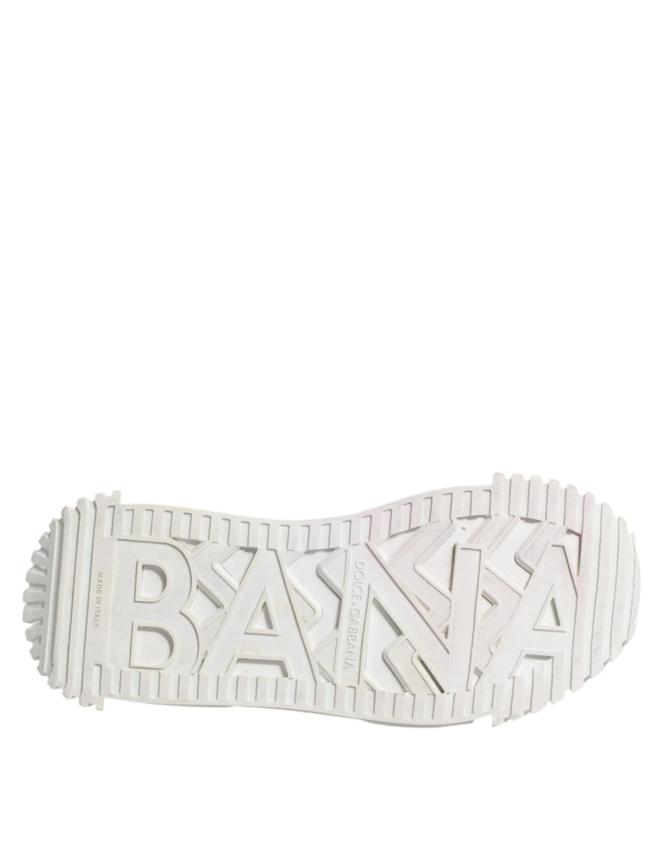 Dolce & Gabbana Λευκά NS1 Low Top Αθλητικά Παπούτσια με Κορδόνια