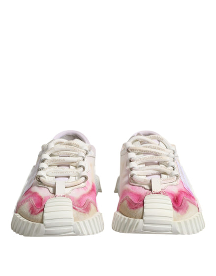 Dolce & Gabbana Λευκά NS1 Low Top Sneakers με κορδόνια