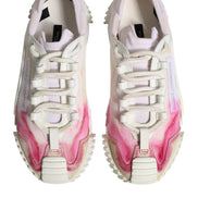 Dolce & Gabbana White NS1 Lace Up Low Top Sneakers Shoes