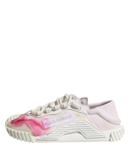 Dolce & Gabbana White NS1 Lace Up Low Top Sneakers Shoes