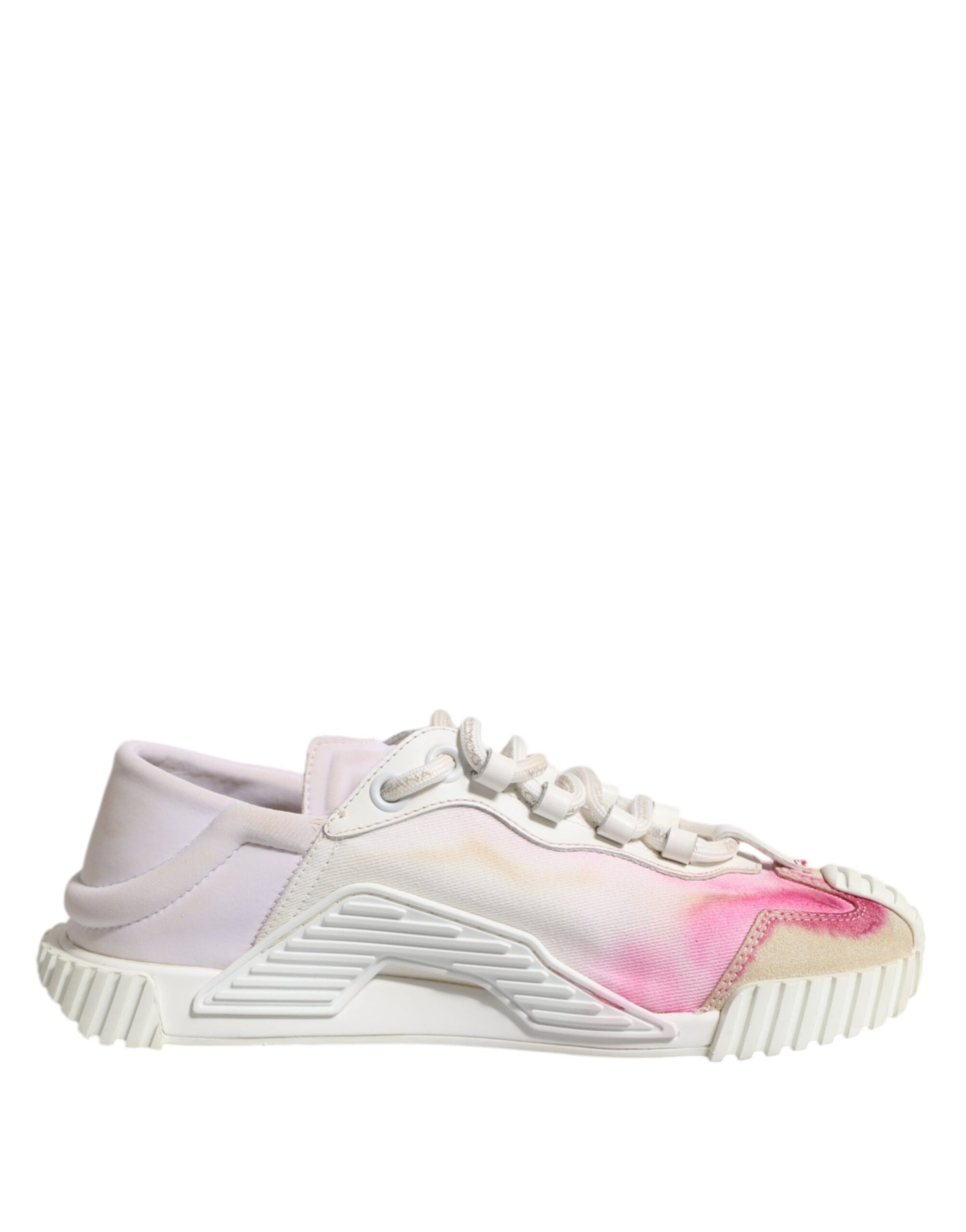 Dolce & Gabbana White NS1 Lace Up Low Top Sneakers Shoes