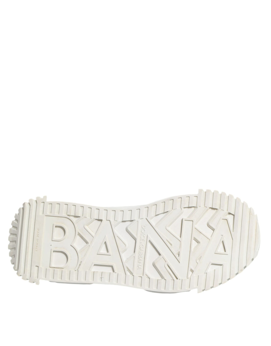Dolce & Gabbana Λευκά NS1 Low Top Sneakers με κορδόνια