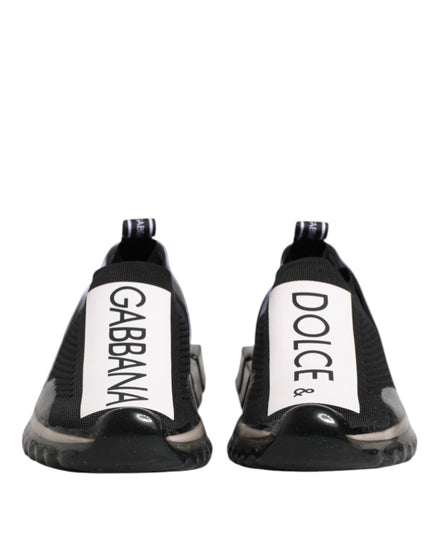 Dolce & Gabbana Μαύρα Παπούτσια Sorrento Slip On Χαμηλά Sneakers
