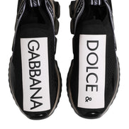 Dolce & Gabbana Black Sorrento Slip On Low Top Sneakers Shoes