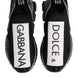 Dolce & Gabbana Black Sorrento Slip On Low Top Sneakers Shoes