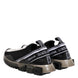 Dolce & Gabbana Black Sorrento Slip On Low Top Sneakers Shoes