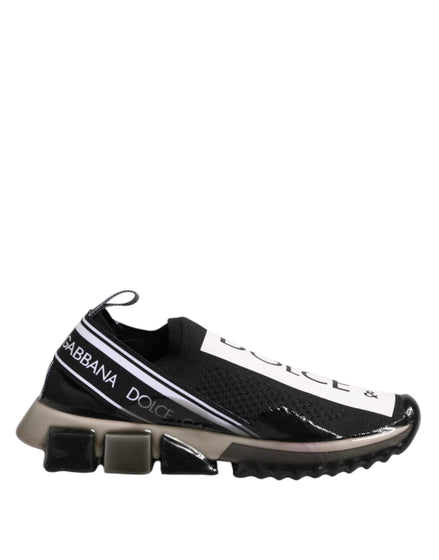 Dolce & Gabbana Μαύρα Παπούτσια Sorrento Slip On Χαμηλά Sneakers