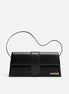 Jacquemus Black  leather Le Bambino Long bag