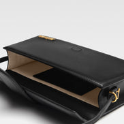 Jacquemus Black  leather Le Bambino Long bag
