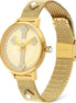 Police Gold Stainless Steel Dress Watch