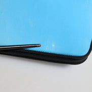 Dolce & Gabbana Blue Nylon DG Logo Print Clutch Zip Pouch Bag