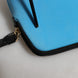 Dolce & Gabbana Blue Nylon DG Logo Print Clutch Zip Pouch Bag