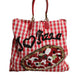 Dolce & Gabbana Red I Love Pizza Rhinestone Embellished Tote Bag