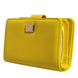 Dolce & Gabbana Yellow Leather Bifold Continental Clutch Wallet