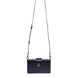 Dolce & Gabbana Blue DG BOX Lambskin Leather Crossbody Strap Bag