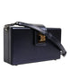 Dolce & Gabbana Blue DG BOX Lambskin Leather Crossbody Strap Bag