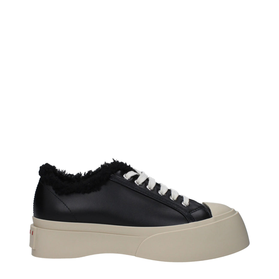 Ογκώδη Sneakers Marni από Μαύρο Δέρμα