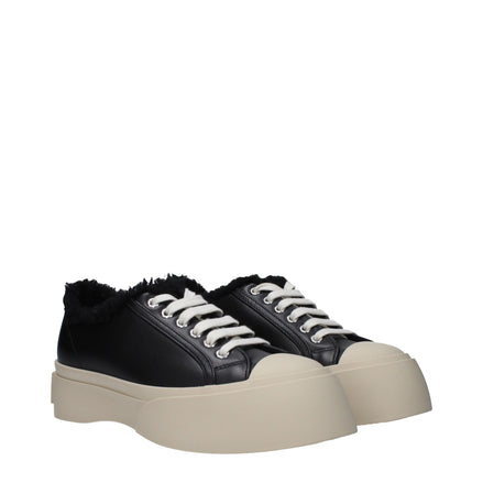 Ογκώδη Sneakers Marni από Μαύρο Δέρμα