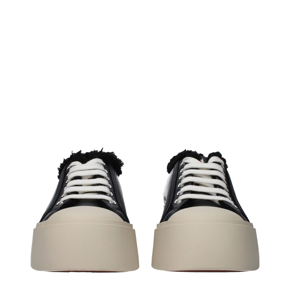 Ογκώδη Sneakers Marni από Μαύρο Δέρμα