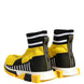 Dolce & Gabbana Κίτρινα Μαύρα Παπούτσια Sneakers Sorrento Socks